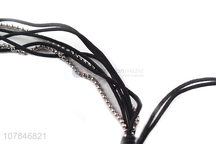 China factory black decorative jewelry lady bracelet