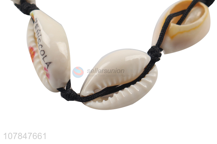 New products black hand strip adjustable shells bracelet for sale