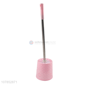Wholesale cheap price long handle plastic toilet brush