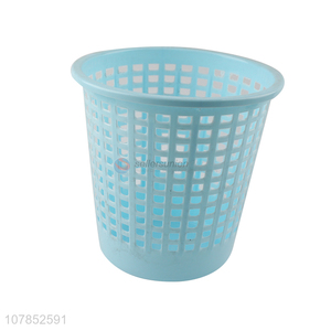 New arrival bluw pp hollow household paper basket rubbish bin