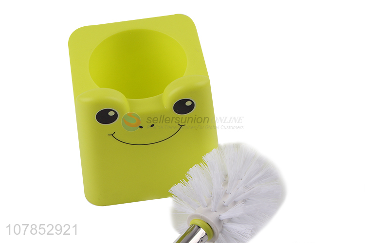 Best selling durable bathroom toilet brush with cute holder