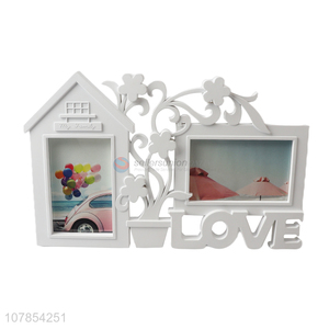 Most popular hollow fashionable plastic combination picture frame