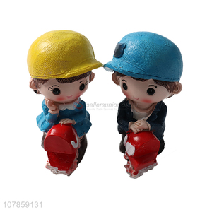 Good quality cute resin lovers doll Valentine's Day gifts