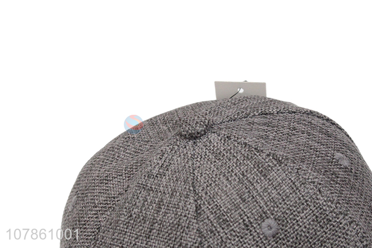 Best selling fashion style grey sports baseball hat