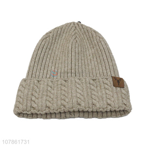 Best selling fashion outdoor beanie cap knitted hat wholesale