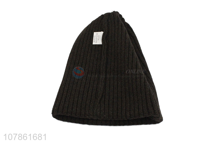 Hot sale fashion beanie cap knitted hat for men and women