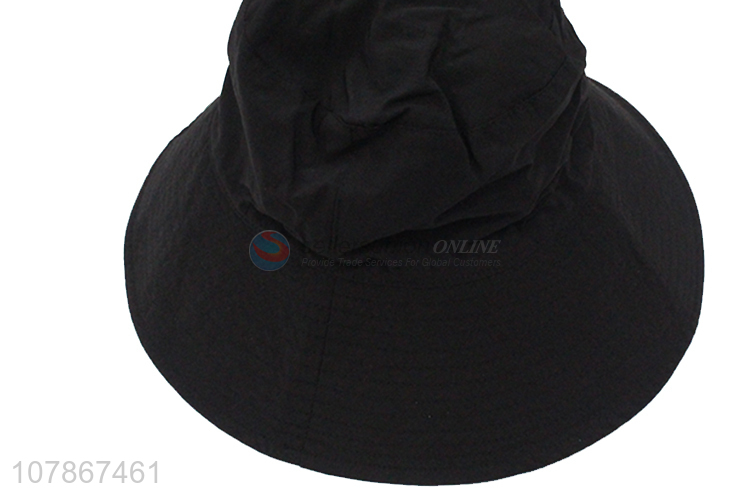 Creative double-sided design black quick-drying fisherman hat