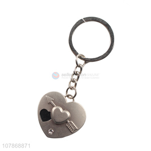 Good Quality Alloy Heart Shape Key Chain Fashion Keychains