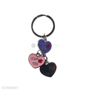 Classic Heart-Shaped Key Ring Personalized Keychain