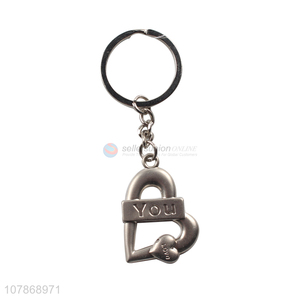 Good Quality Alloy Heart Key Ring For Lovers