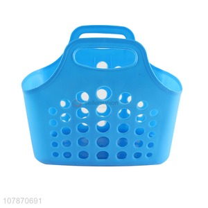 Wholesale multi-purpose plastic storage basket handheld bath basket