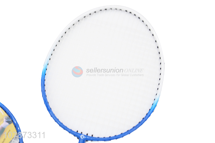 Top quality good tension outdoor sports badminton racket set