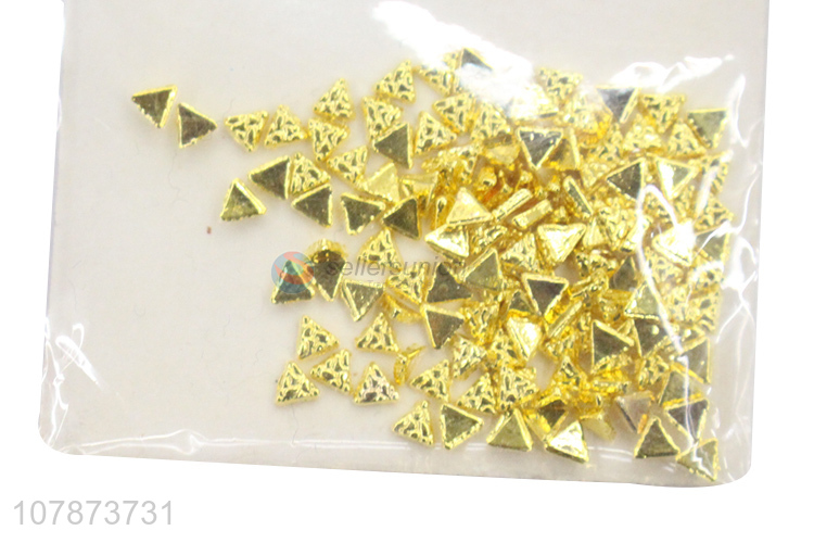 Factory wholesale golden mini metal nail drill DIY decoration accessories