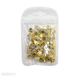 Factory wholesale golden love nail nail stickers DIY decoration