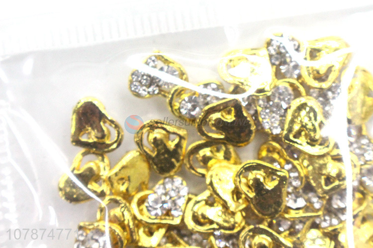Factory wholesale golden love nail nail stickers DIY decoration