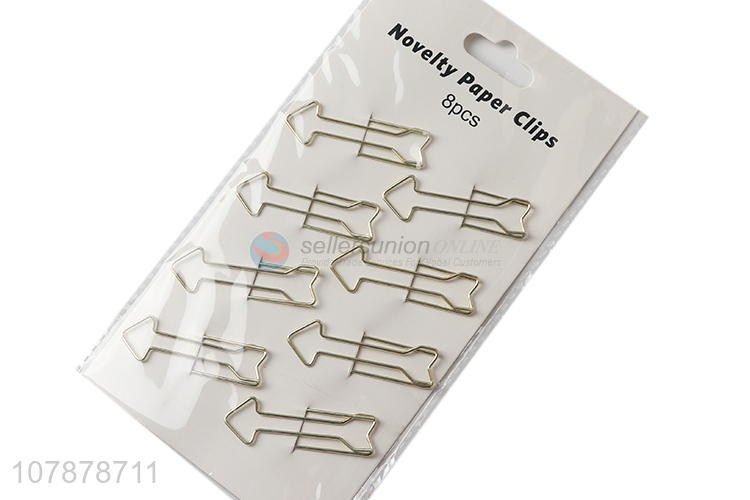 China supplier office school stationery arrow shape paper clips