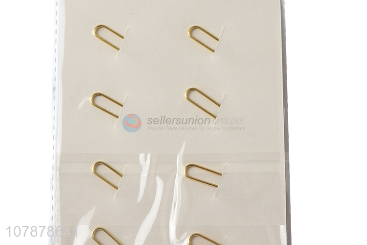 Good quality novelty sunglass shape paper clips student bookmarks