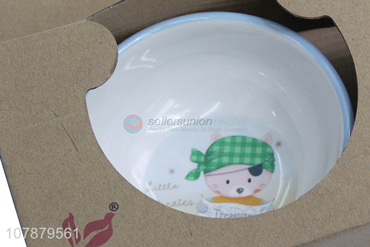 Factory supply professional baby kids toddler melamine dinnerware set