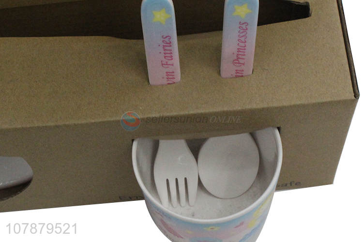 Online wholesale cartoon melamine tableware dinnerware set for children