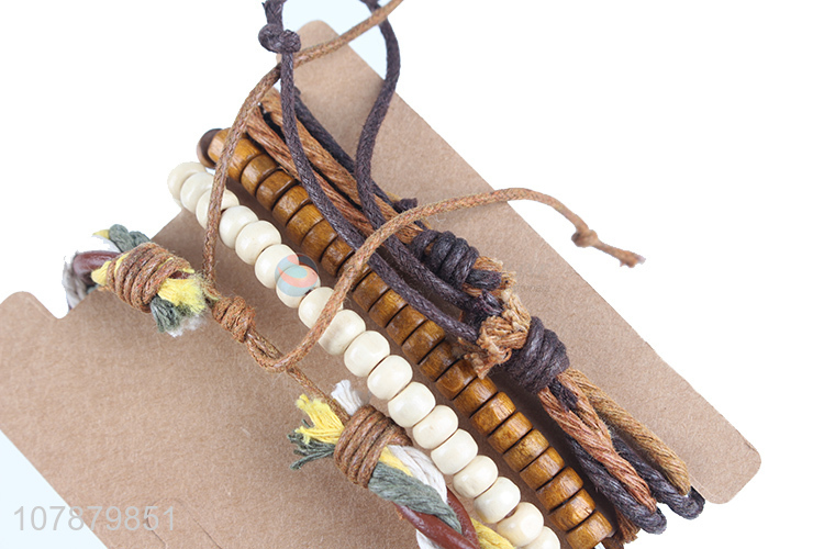 New style decorative jewelry handmade braided bracelet for sale