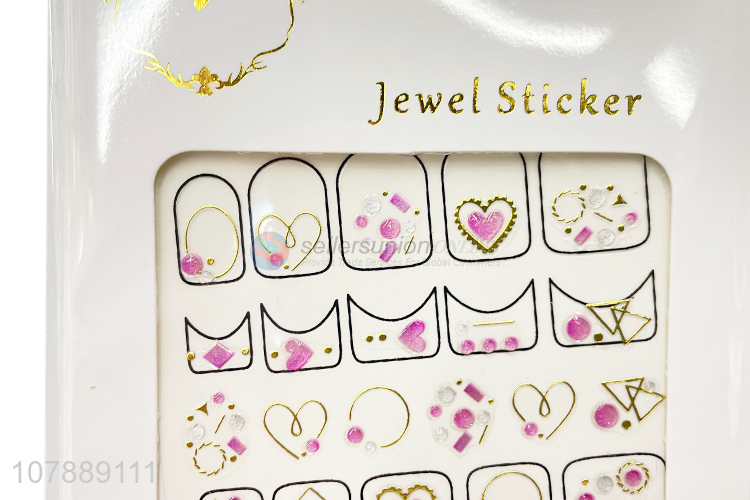 Good Quality Girly Jewel Stickers Nail Art Sticker Decals