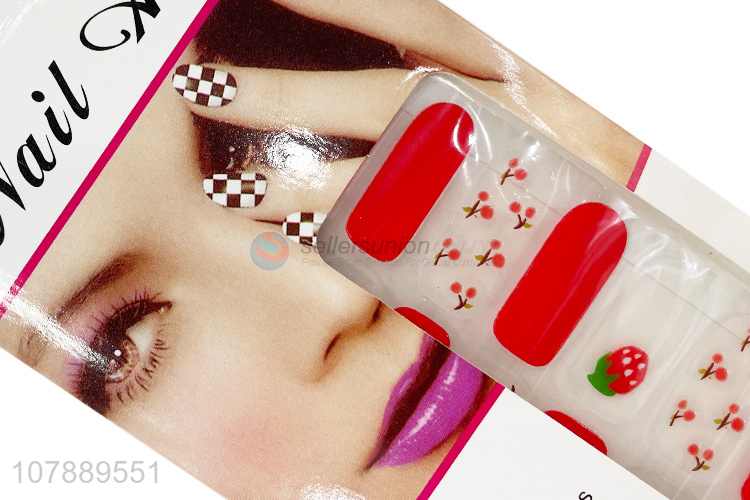Popular Ladies Nail Stickers Nail Wraps Nail Art Decals