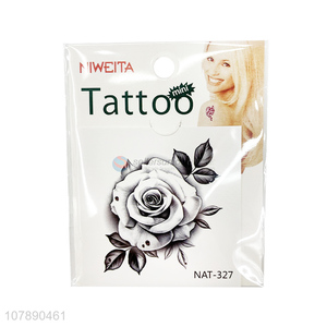 Custom Fashion Flower Pattern Body Arm Hand Temporary Tattoo Sticker