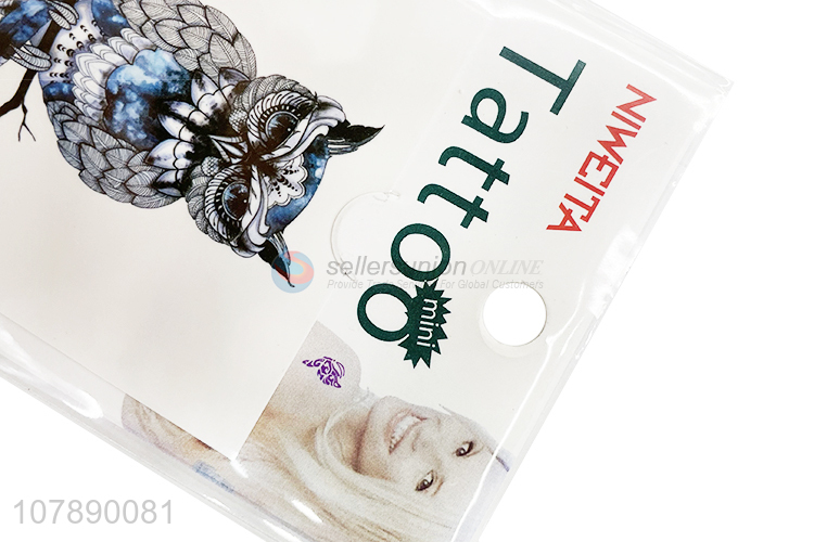 Top Quality Owl Pattern Arm Body Tattoo Stickers