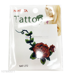 Factory Wholesale Flower Pattern Temporary Tattoo Stickers