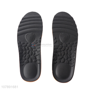 Hot selling black massage insole sports shoe insoles for men
