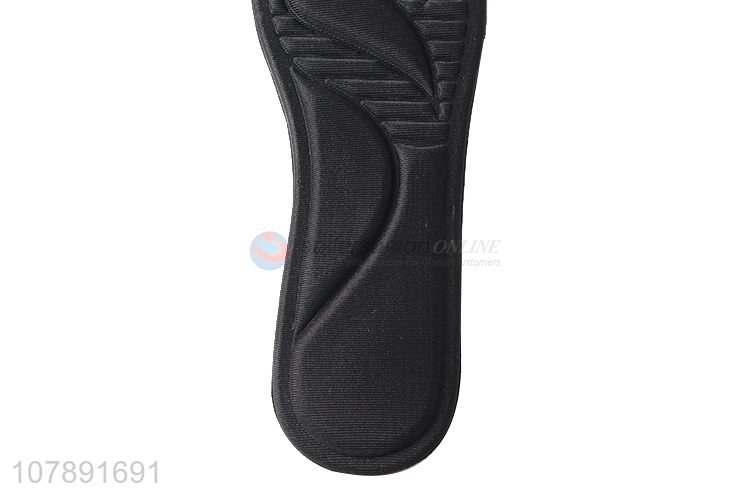 Yiwu wholesale black universal shoe pad running massage insole