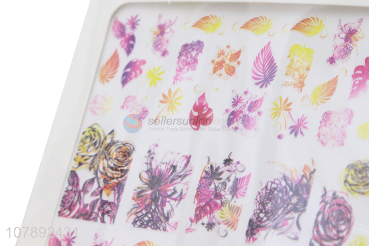 Good sale eco-friendly diy women nail wraps nail art stickers