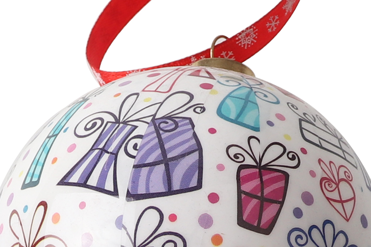 Top products colourful hanging christmas ball for home décor