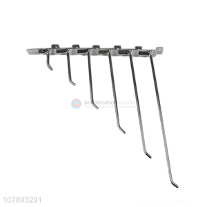 China supplier slatwall metal display rack hook with top quality