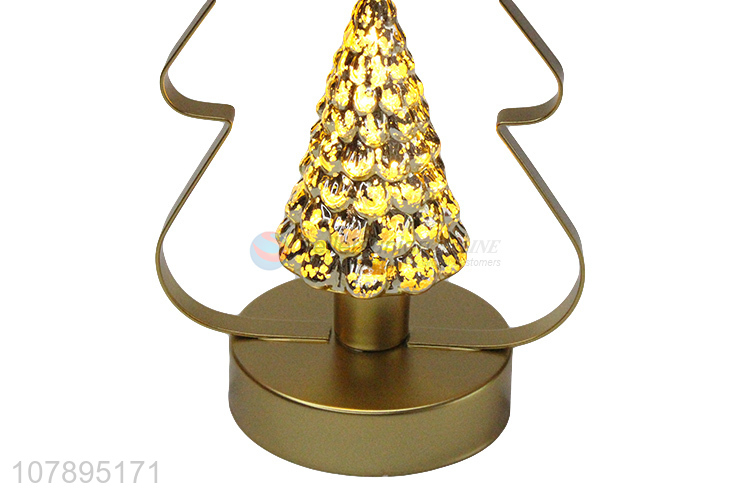 China manufacturer metal art led Christmas night lamp festive led desk lamps