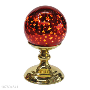 Online wholesale Christmas star pattern glass ball lamp for gifts