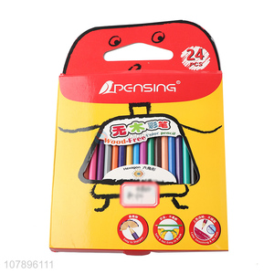 Wholesale from china 24pieces children drawing color pencils
