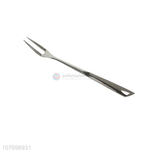 Low price wholesale silver stainless steel food-grade meat fork