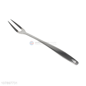 Factory direct sale silver stainless steel cooking meat fork