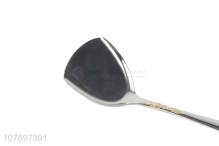 Yiwu direct sale silver stainless steel universal food-grade spatula