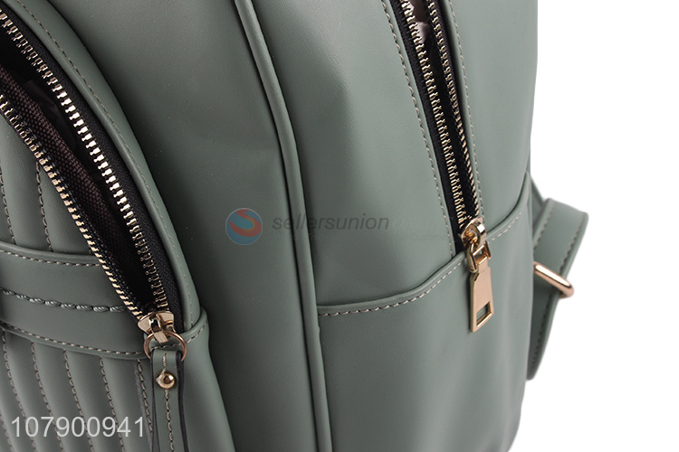 Creative Design Fashionable PU Leather Shoulders Bag Ladies Backpack
