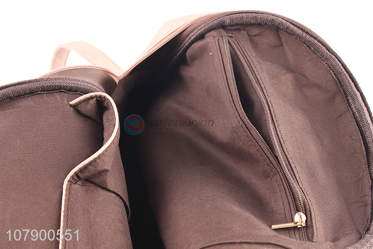 Wholesale Custom Logo PU Leather Backpack Fashion Shoulders Bag