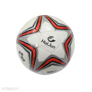 High quality official standard size 5 training football soccer ball