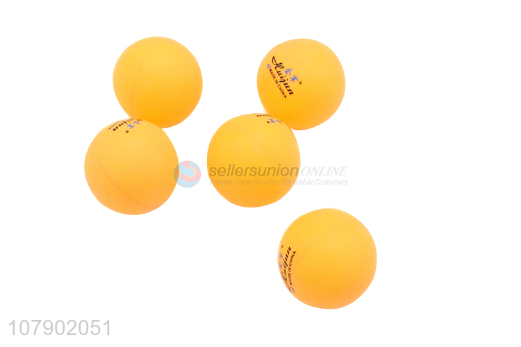 Latest arrival 60 pieces yellow table tennis balls professional ping pong