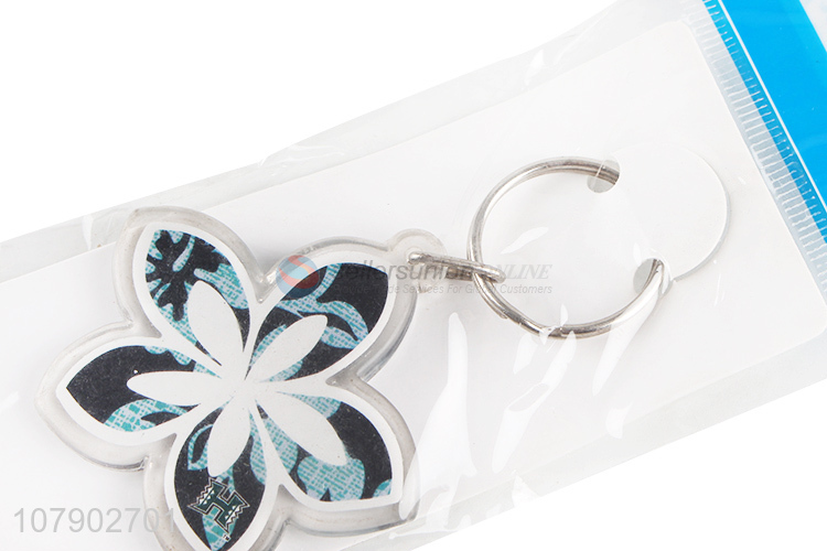 Fashion Acrylic Flower Shape Key Chain Best Key Ring