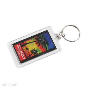 Factory Price Acrylic Key Chain Cheap Key Ring For Gift