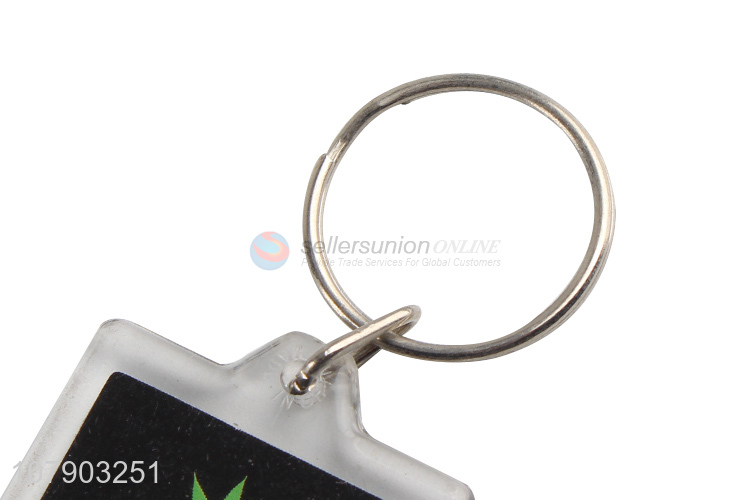 Wholesale Custom Acrylic Key Tag Keychain Fashion Key Accessories