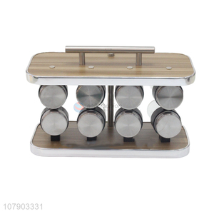 Hot sale stainless steel spice rack jar storage for kitchen