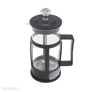 China factory household durable glass press tea maker with top quality