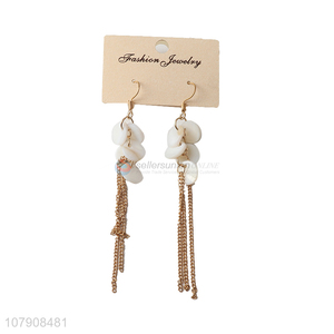 High quality decorative long drop earrings for women jewelry